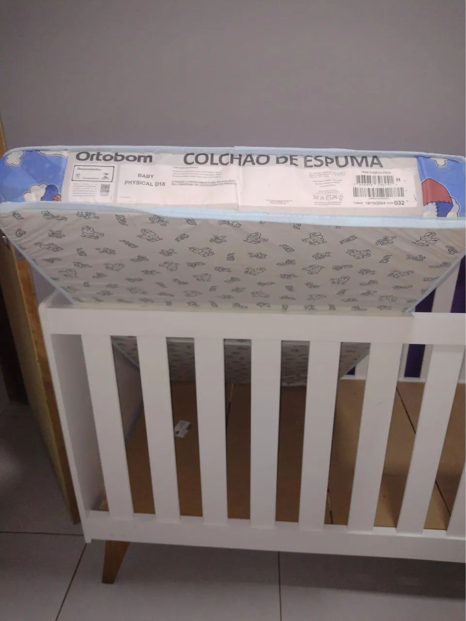 Berço retrô infantil ,já incluso o colchão da Ortobom - Foto 2