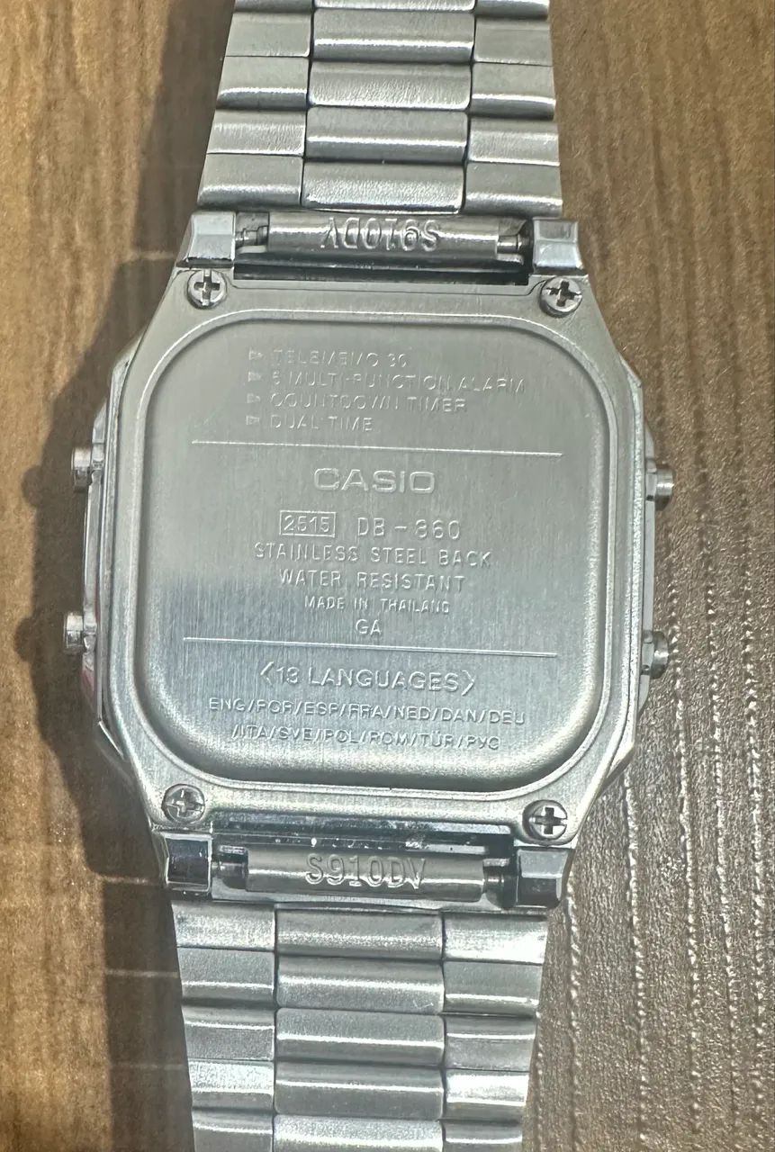 Relógio Casio Data Bank DB-360-1ADF - Foto 3