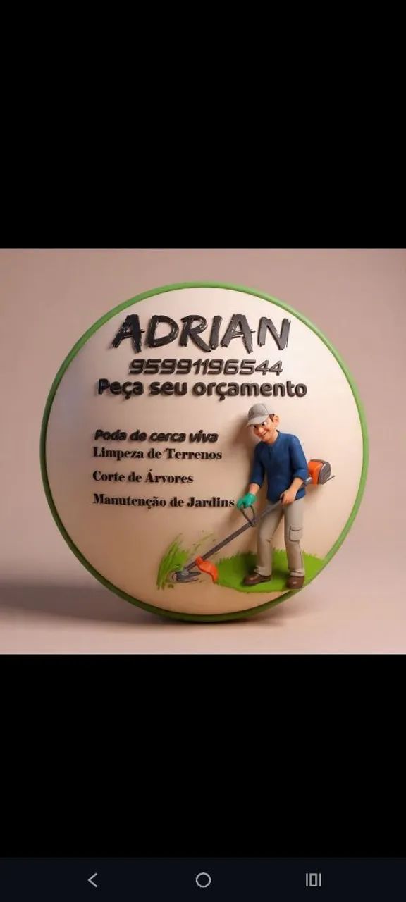 Jardineira e pintura 