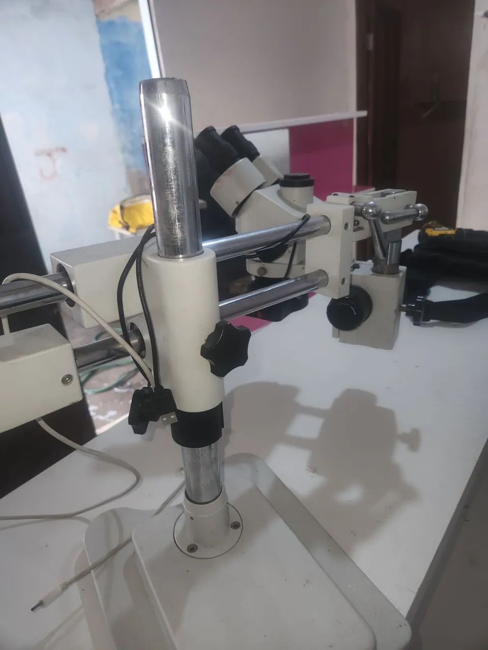 Microscópio trinocular profissional  - Foto 2