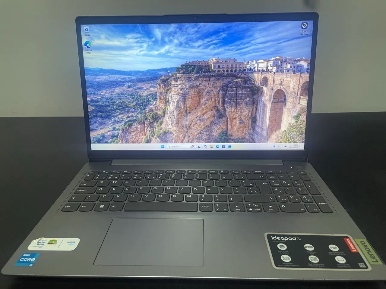 Notebook Lenovo IdeaPad 3i i3 11ª Geração 12GB RAM SSD 256GB - Conservado - Foto 2