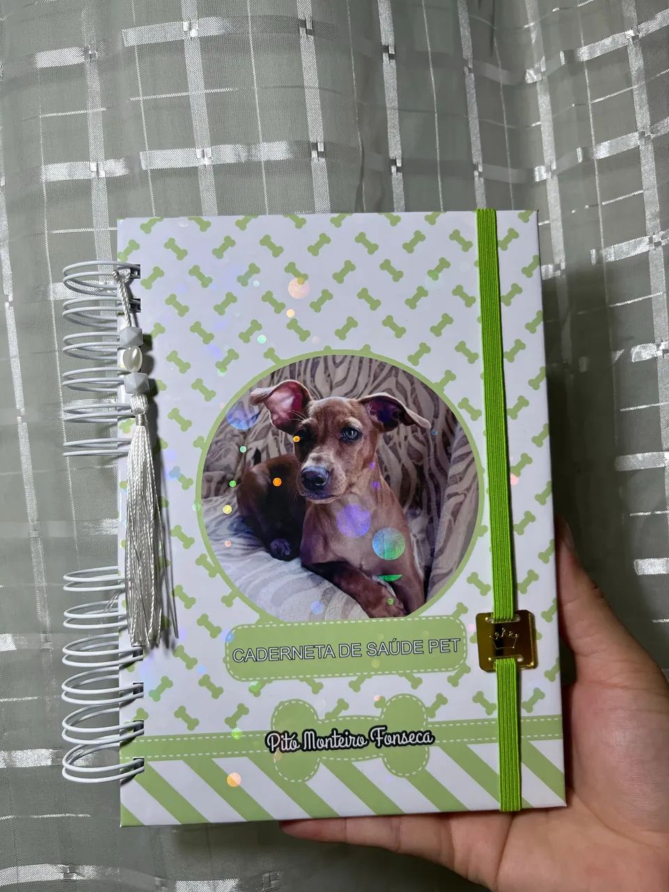 Caderneta Pet personalizada