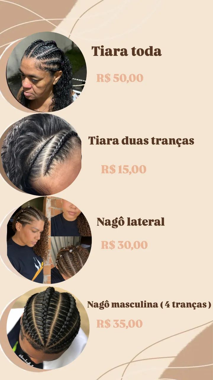 Tranças nagô ( vamo trançar esse cabelo?)