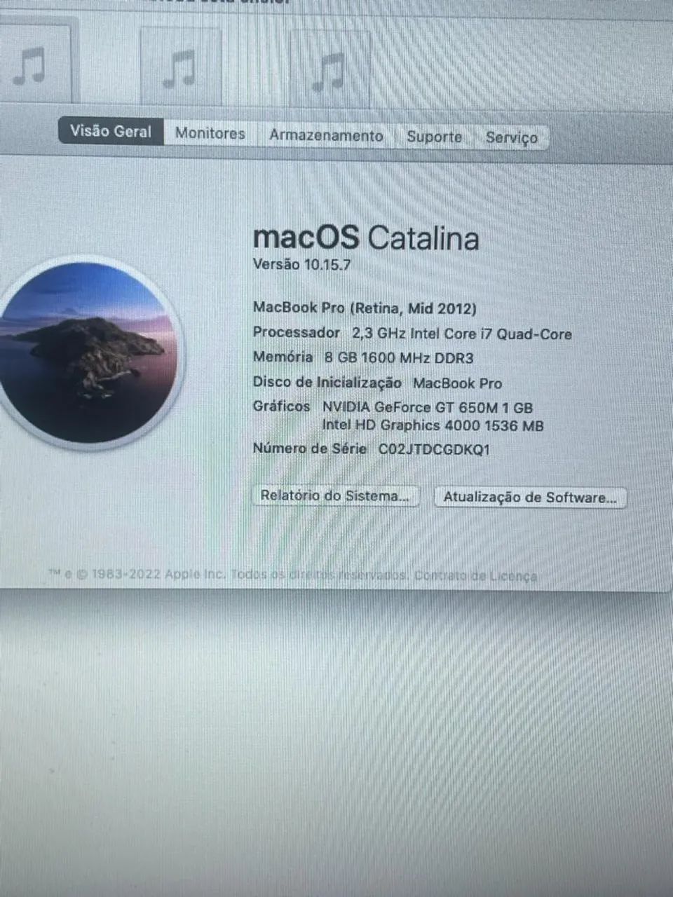 MacBook TL 15 2012 leia descrição  - Foto 3