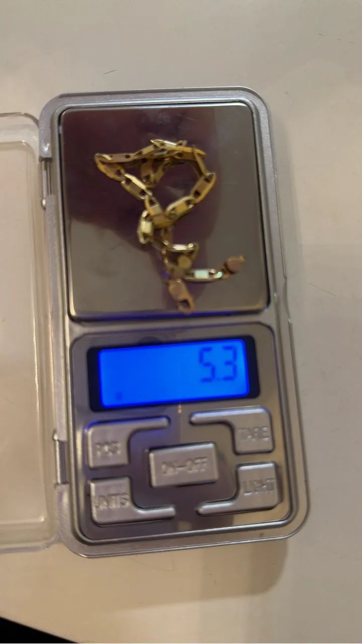 Conjunto piastrine cordão e pulseira  - Foto 5