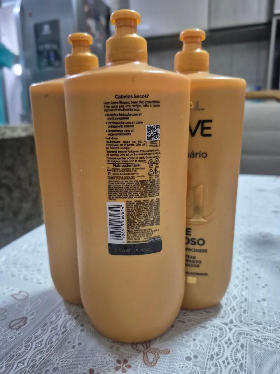 Kit com 3 cremes milagroso 3 em 1 - Foto 2