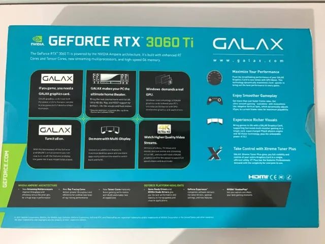 Placa de Vídeo Galax RTX 3060 TI 8GB - Foto 2