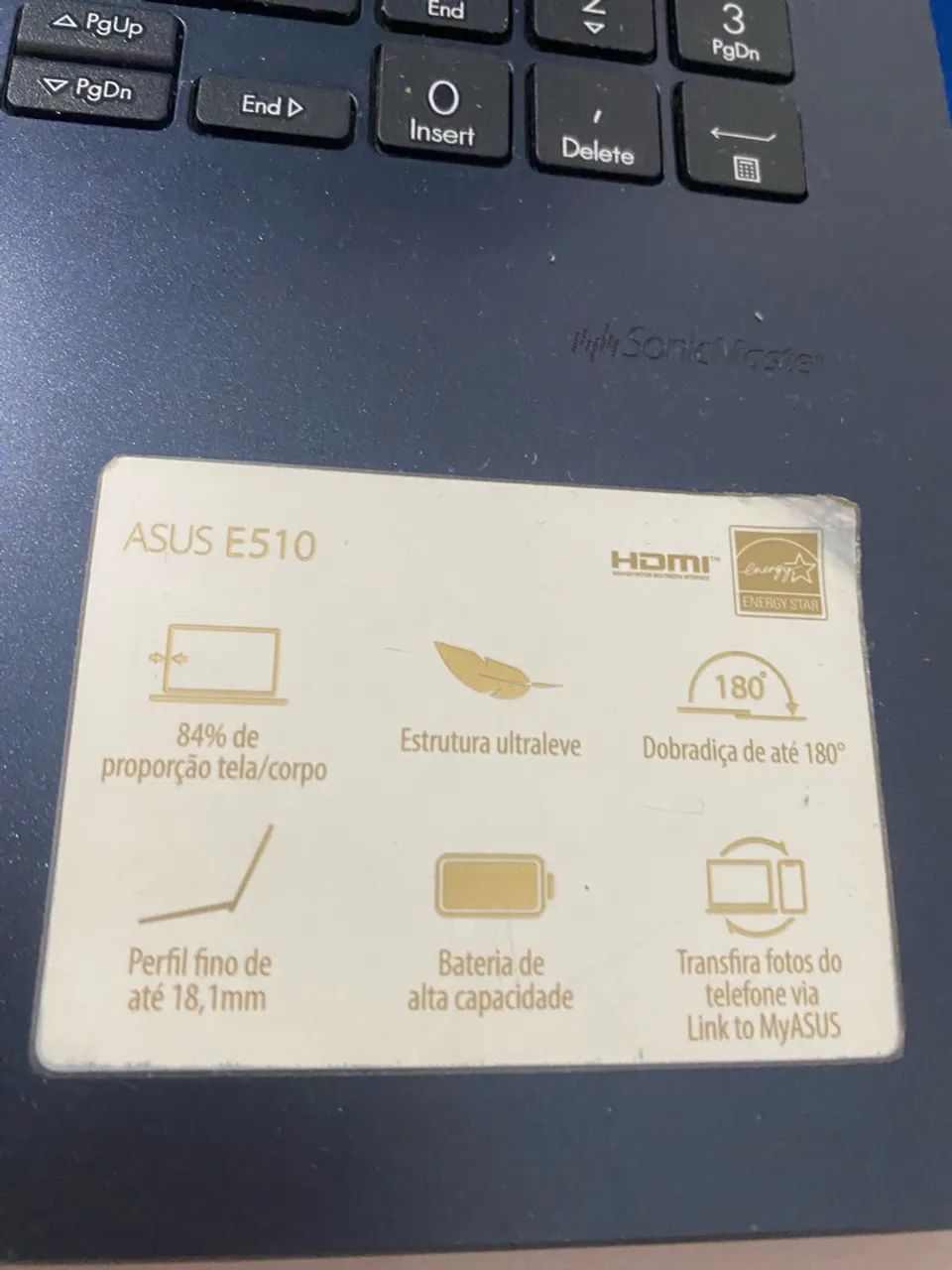 Notebook Asus E510 com caixa e nota 2023 - Foto 2