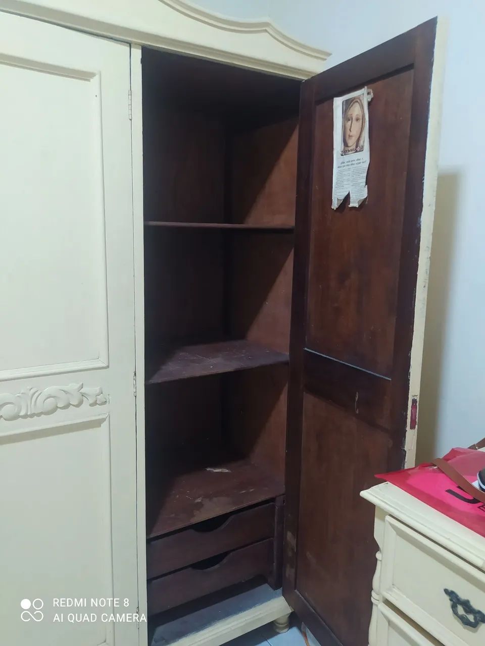Guarda roupa de madeira  - Foto 3