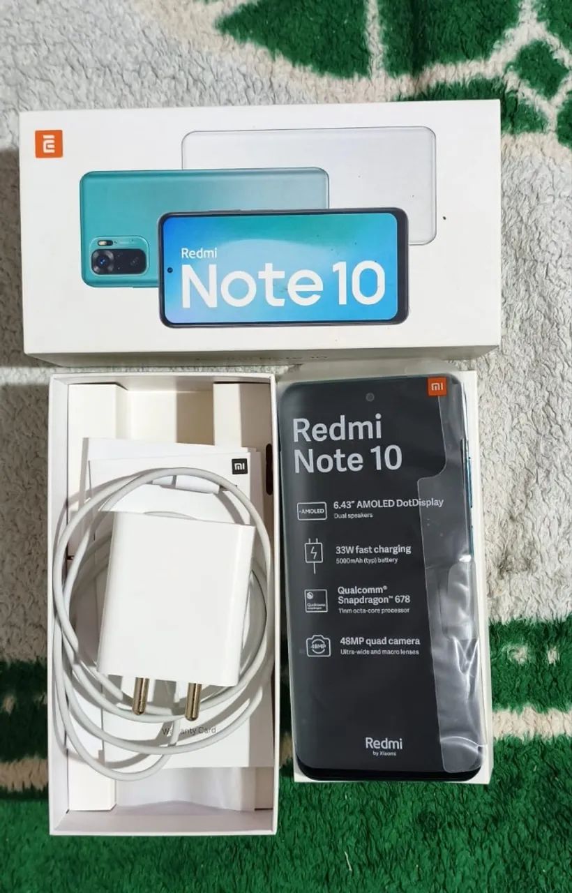 Xiaomi Redmi Note 10 5g Dual Sim 4gb 128 Gb (Usado) Todo Original funciona perfeitamente. - Foto 3