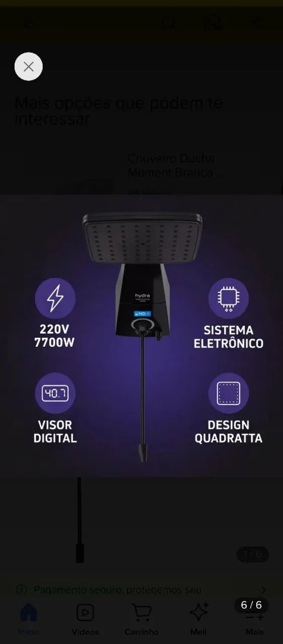 Chuveiro eletrônico  - Foto 2