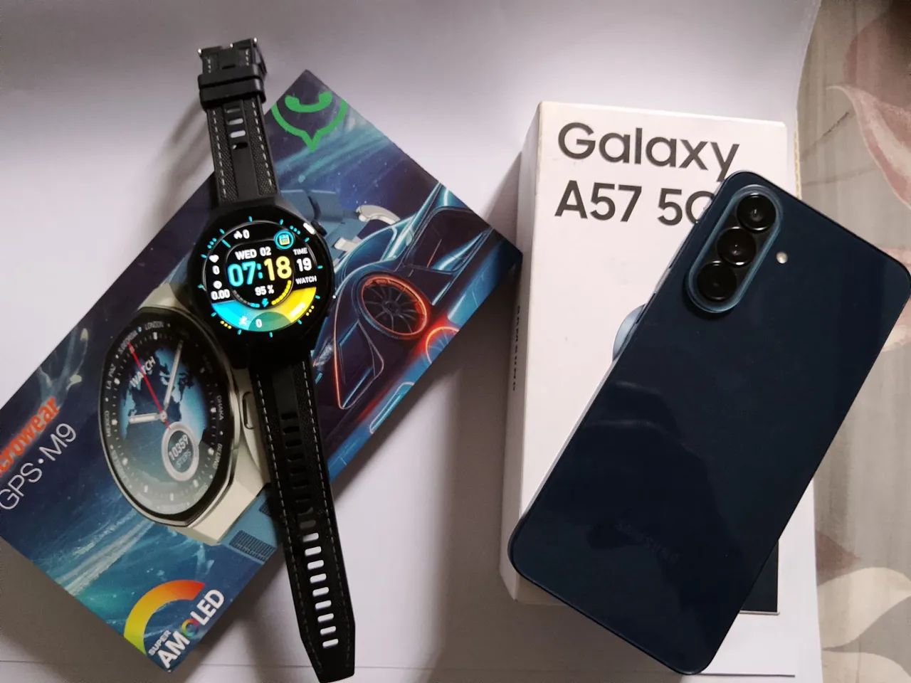 Vendo um A57 5g e um relógio digital  - Foto 4