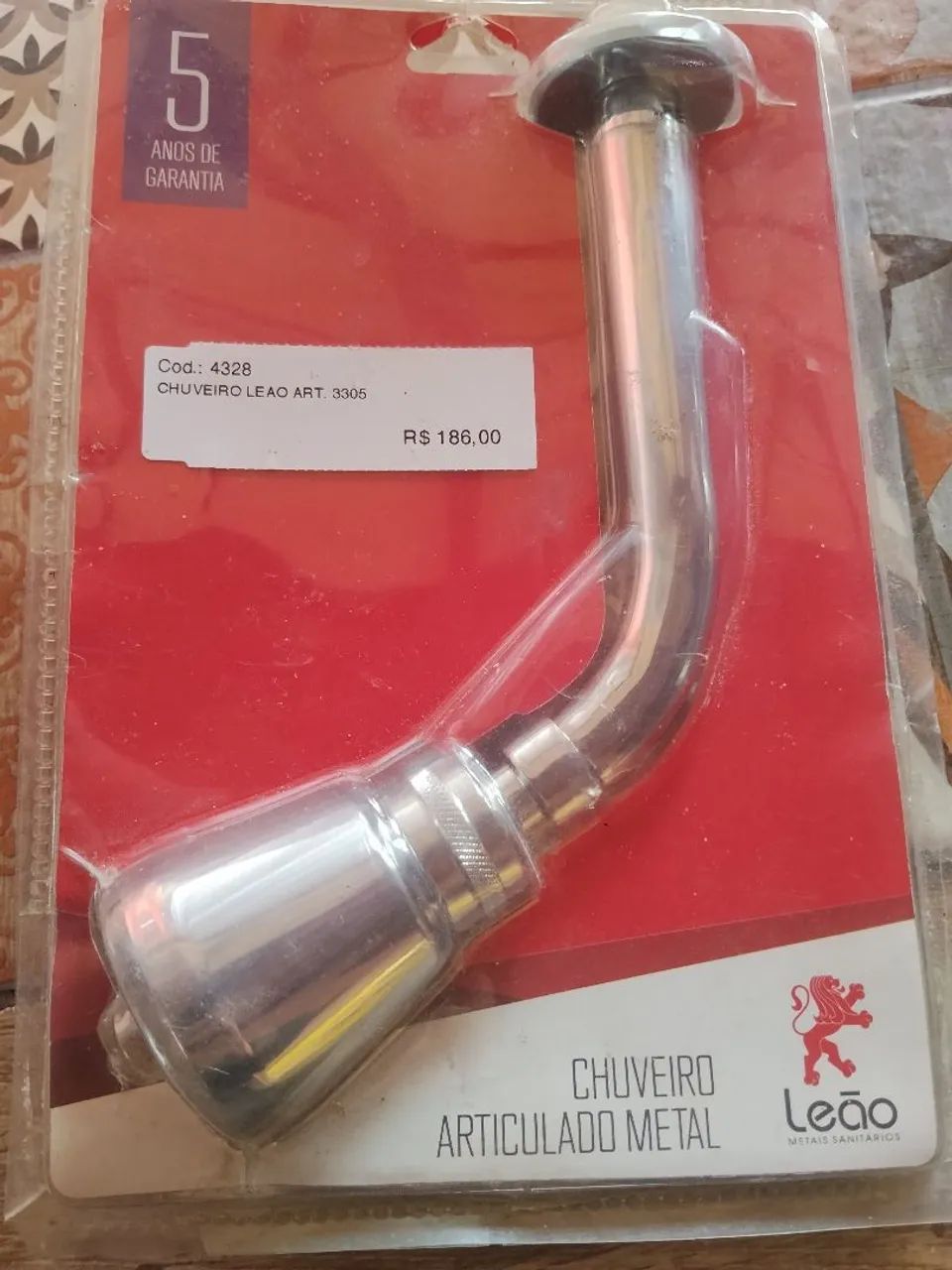 Ducha articulada metal 