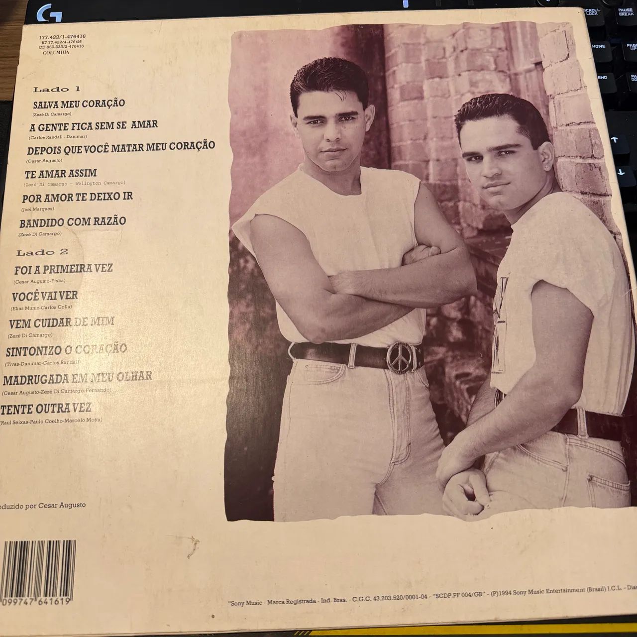 Vinil Zezé di Camargo e Luciano 1994 - Foto 2