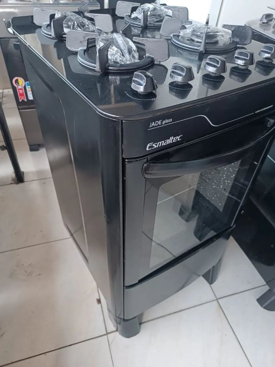 Fogão Esmaltec 4 bocas manual mesa de vidro top! - Foto 2