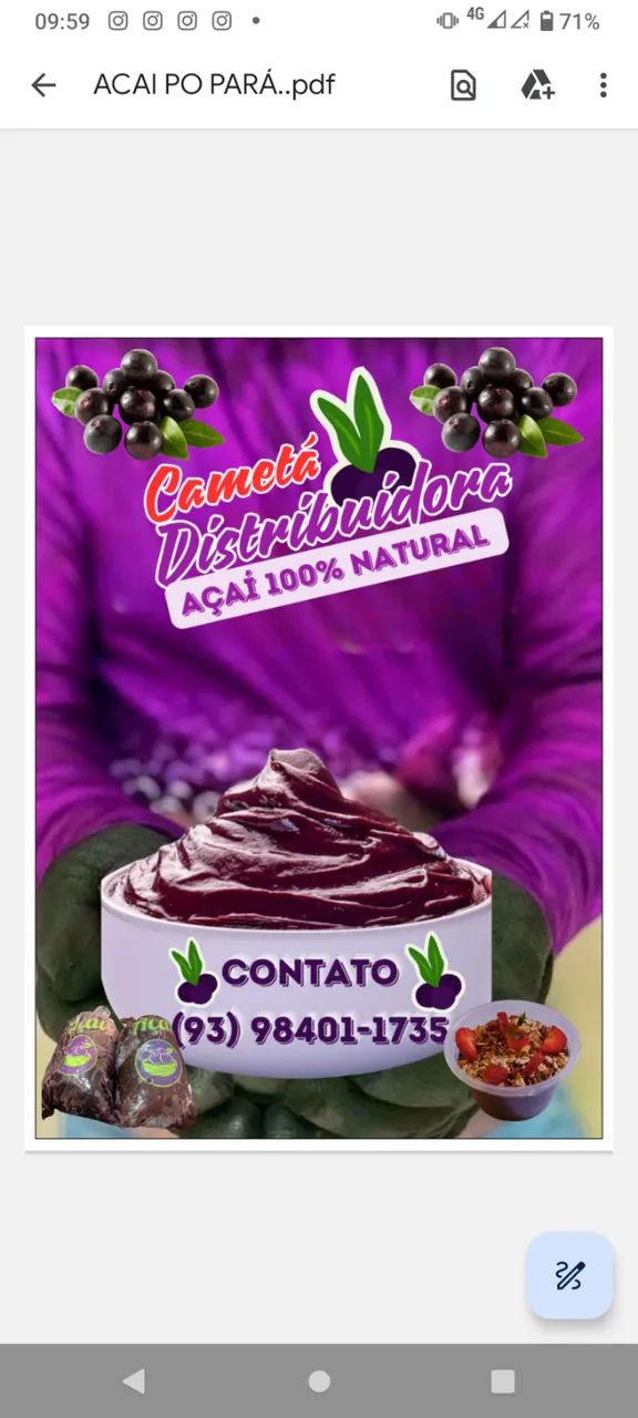 AÇAÍ 100% NATURAL  - Foto 3