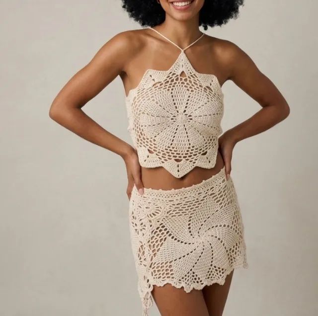 Conjunto crochê 