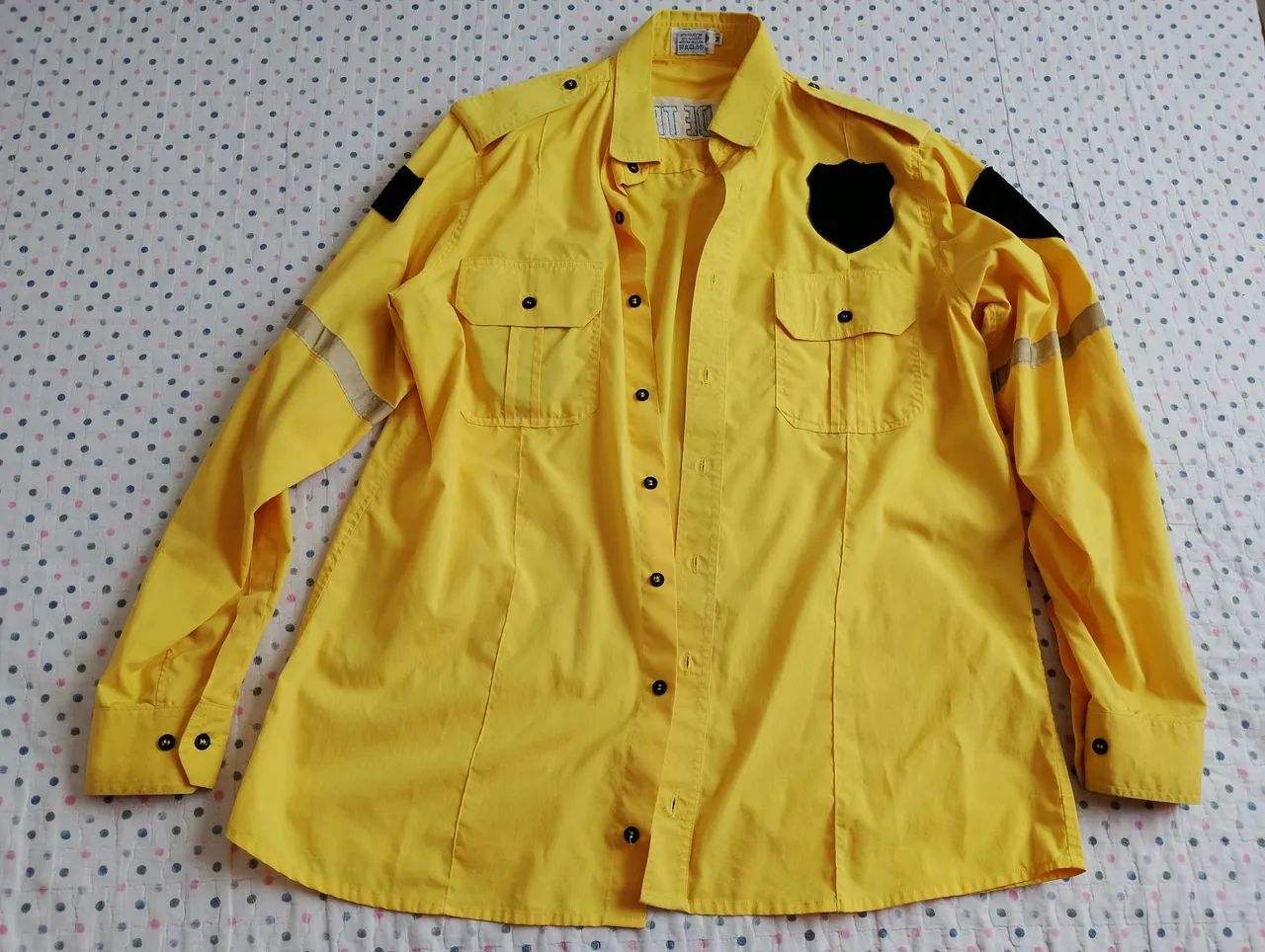Camisa social Santista com antimicrobial