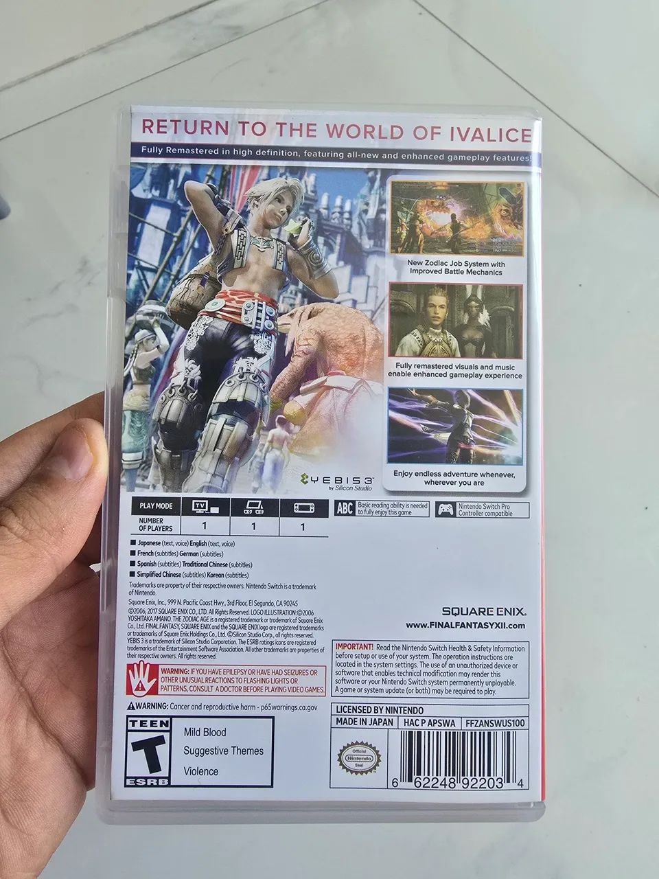 Final fantasy XII - Nintendo Switch  - Foto 3