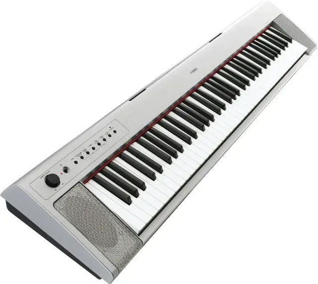 Teclado Yamaha Np31s Prata Piaggero - Foto 2
