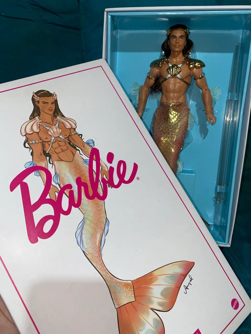Boneco Ken King Ocean collector exclusivo Barbie - Foto 3