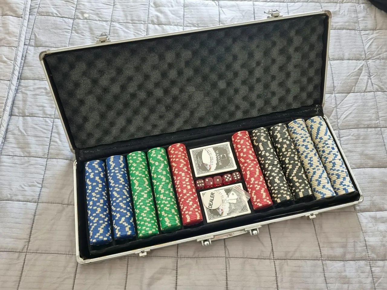 Maleta de poker profissional