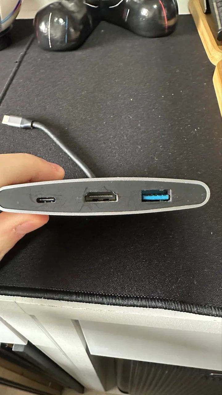 Adaptador Philips Hub USB tipo 3 em 1 - Foto 3