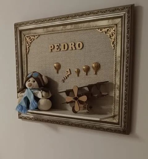 Kit completo para quarto e berço bebe + decorações - Foto 4