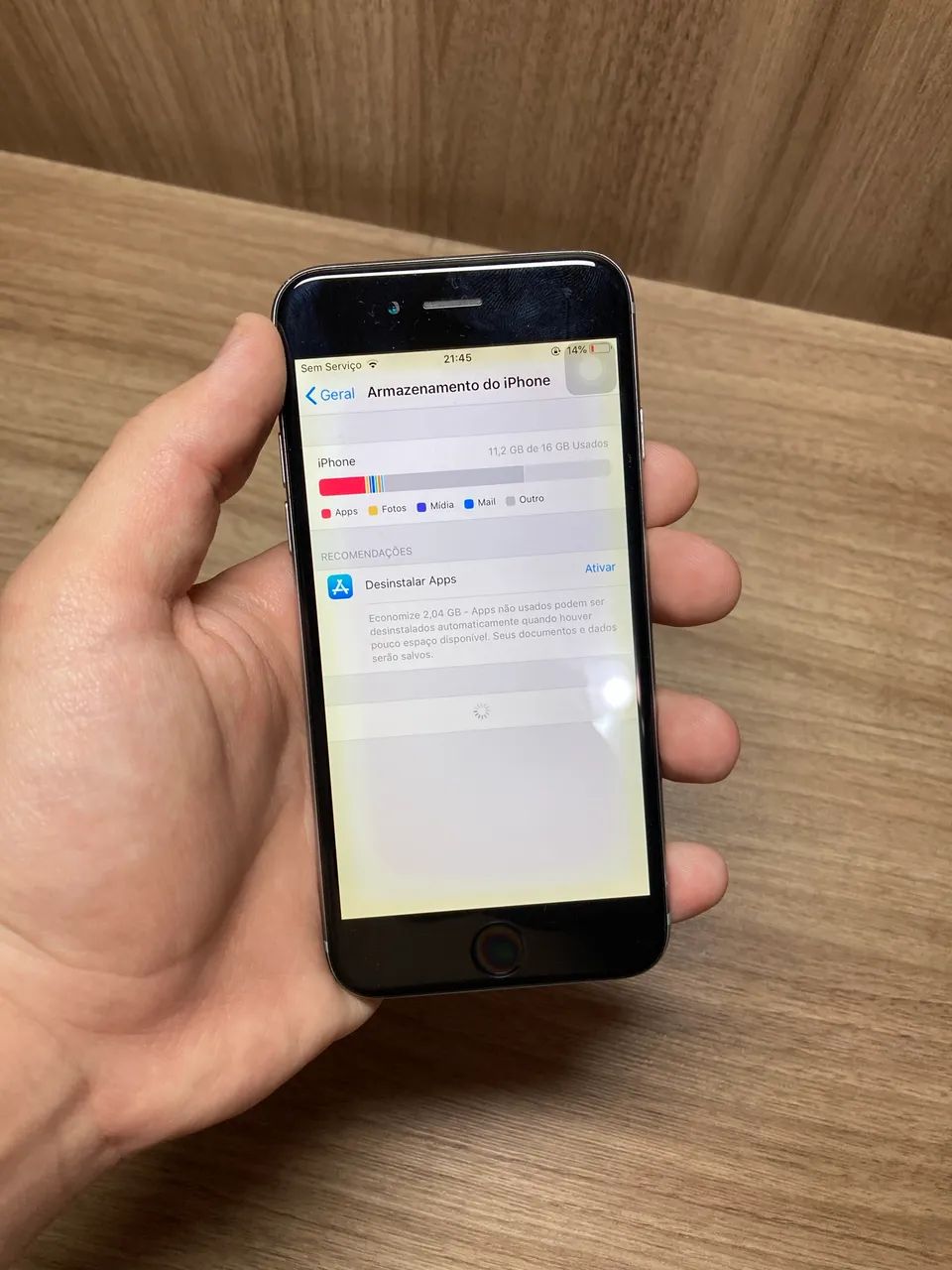 IPHONE 6 16GB PRATA  - BATERIA 78% + CAIXA E ACESSÓRIOS - Foto 4