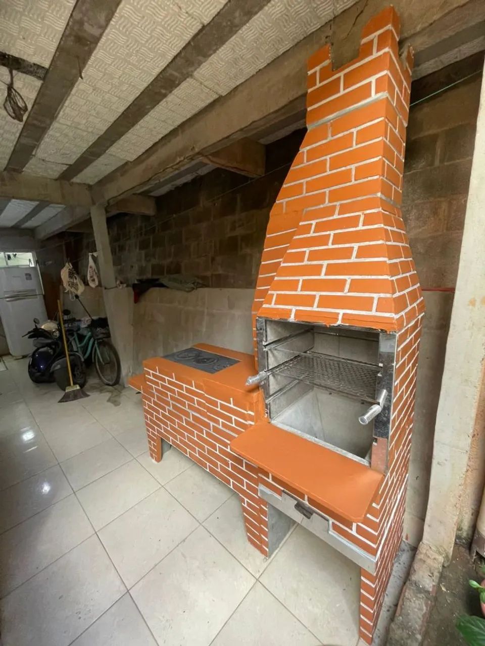 Churrasqueira com fogao  - Foto 4