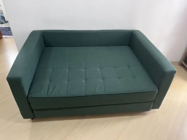 Sofá-Cama Casal Verde Escuro - Foto 3
