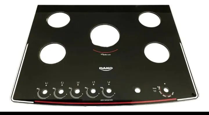 Tampa de vidro de fogão Dako 5 bocas  - Foto 2