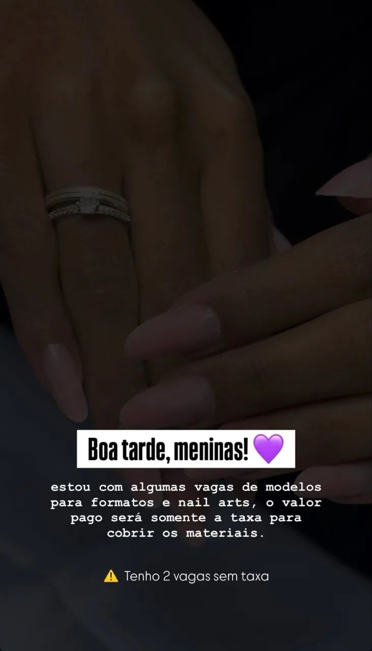 Modelos para alongamento de unha 