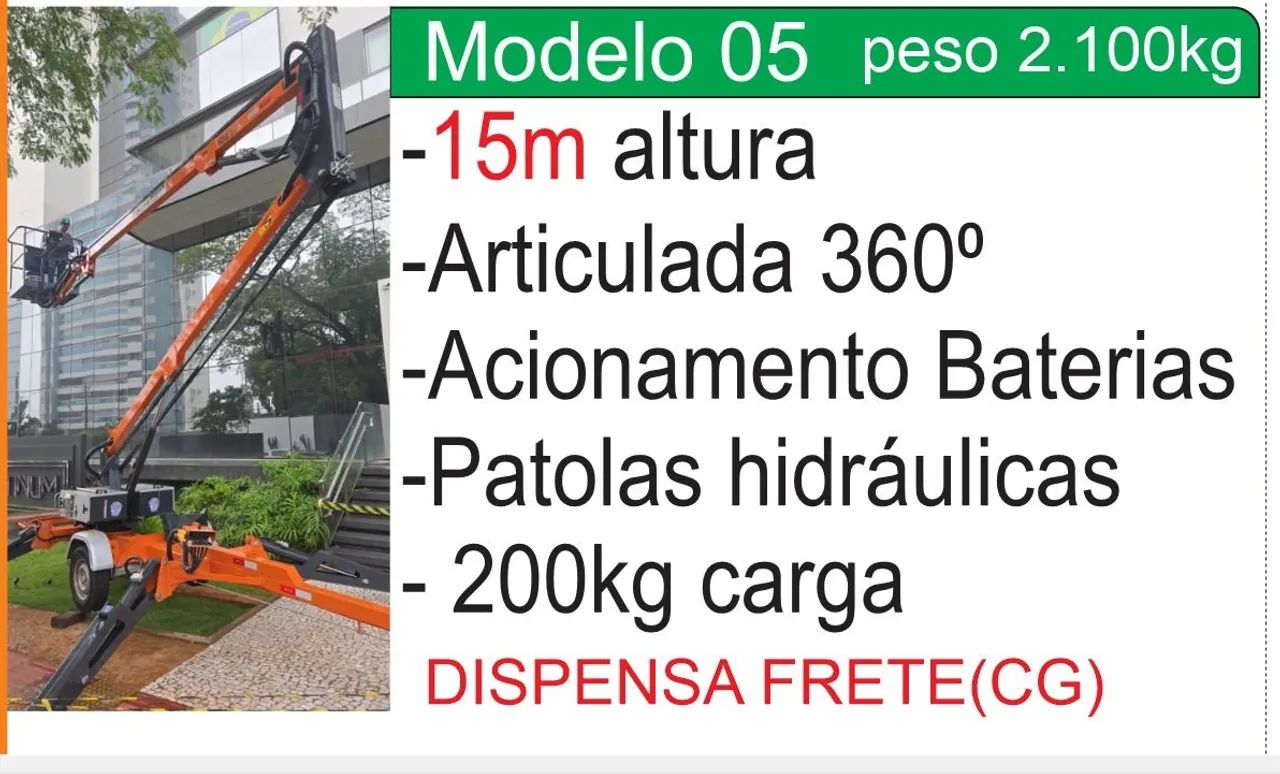 Plataforma Elevatória Munck LOCAÇÃO  - Foto 5