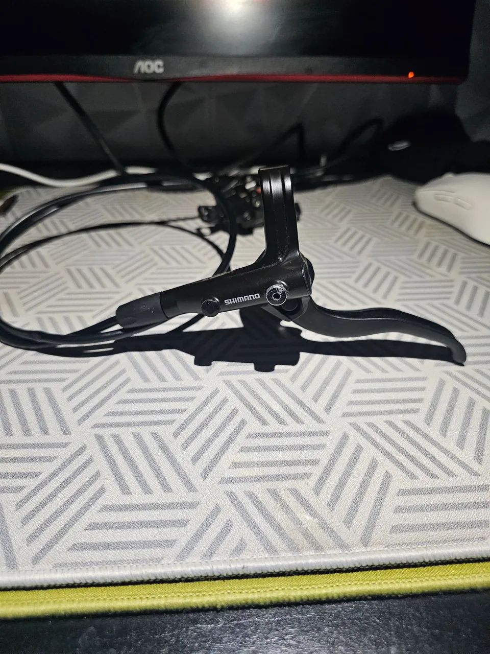 Freio hidráulico shimano mt400 Dianteiro 