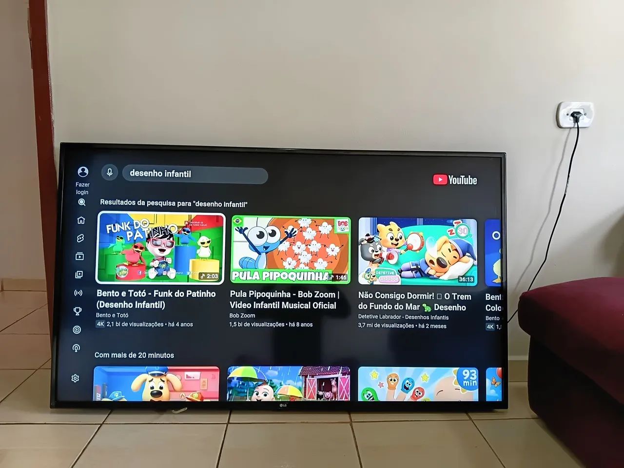 Smart tv LG 60 polegadas 4k tv funcionando perfeitamente  - Foto 3