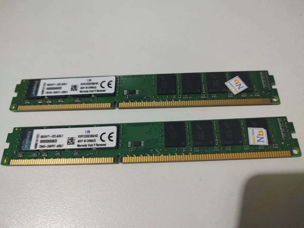 Memória Ram DDR3 Kingston 1333mhz 8Gb (2x4) - Foto 2