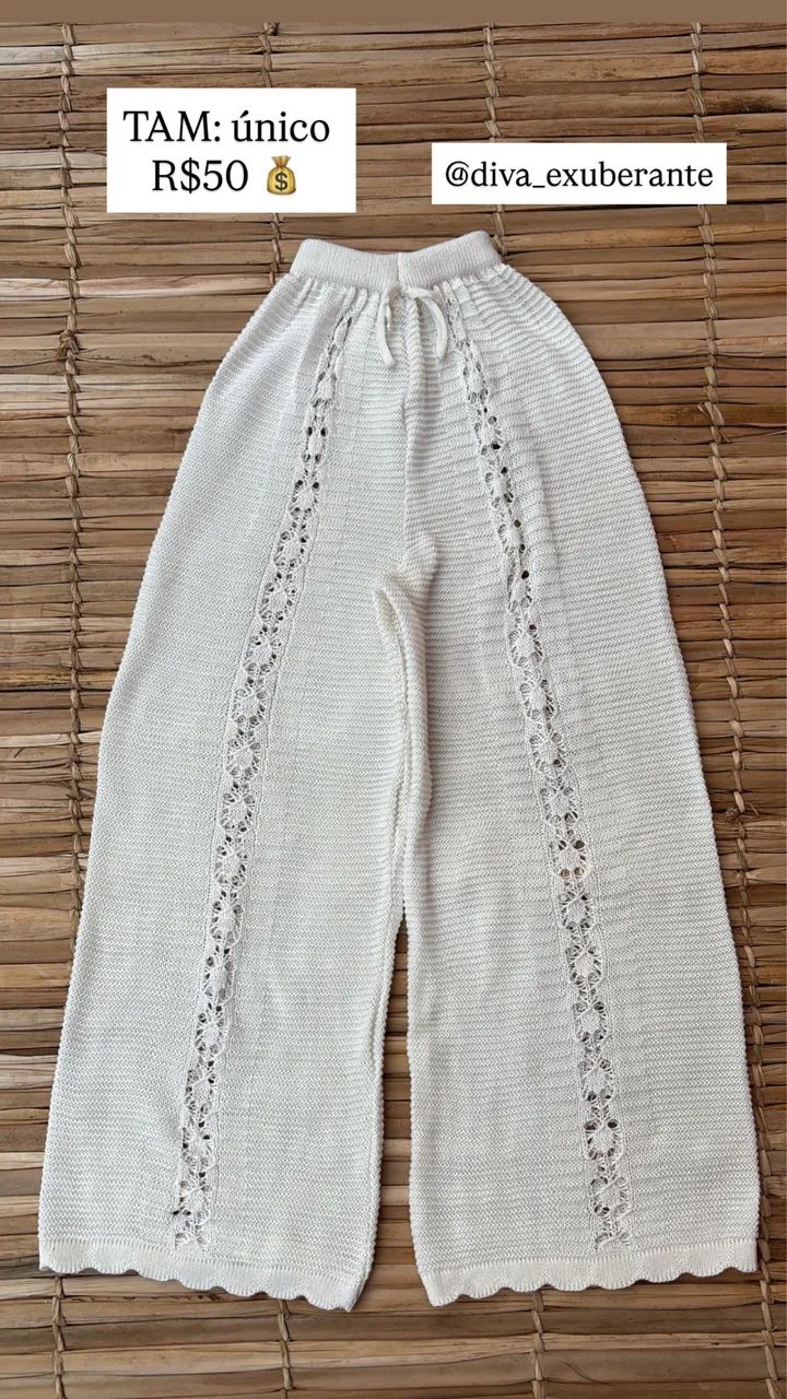 Calça em tricô  - Foto 2