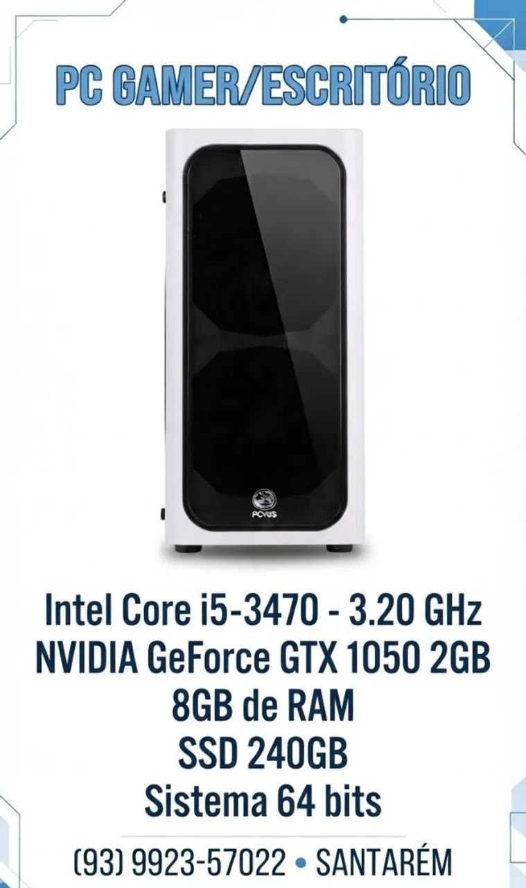 Vende-se Pc gamer / Escritório 