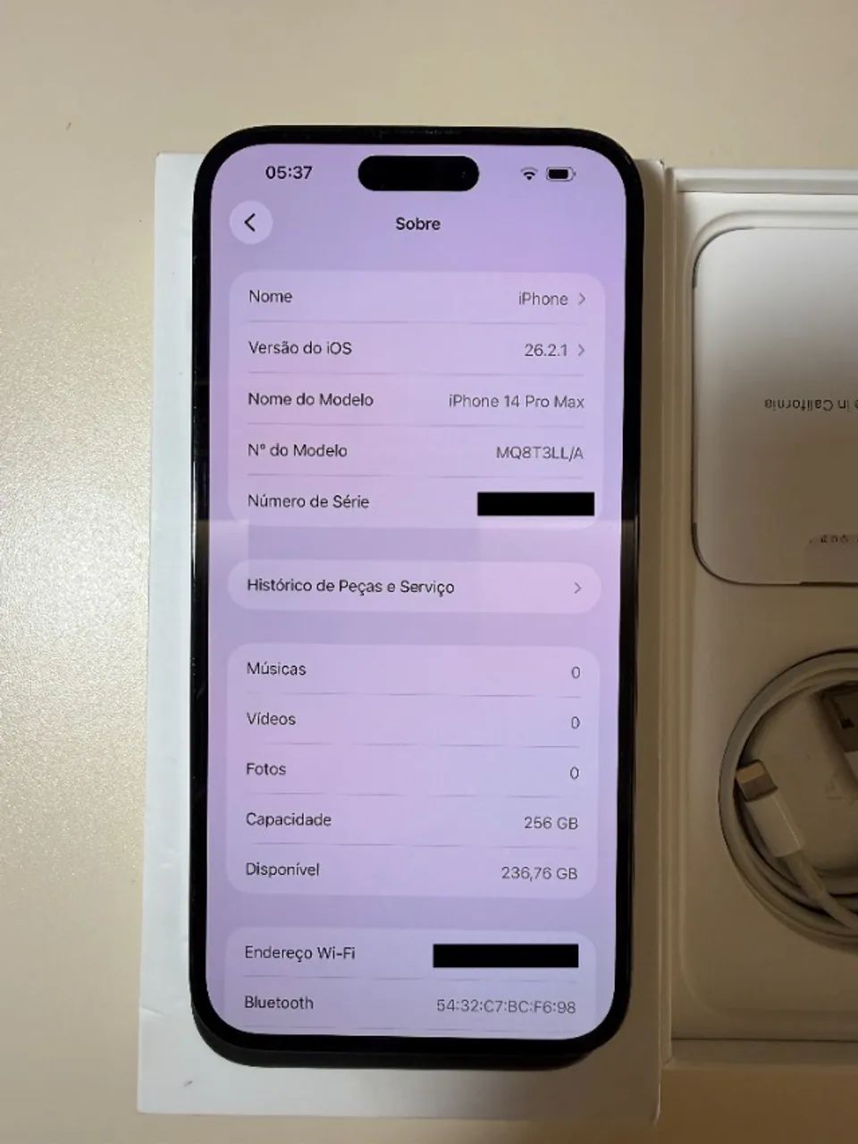 iPhone 14 Pro Max 256GB Preto ? Completo (Caixa + Cabo) | 79% Bateria - Foto 6