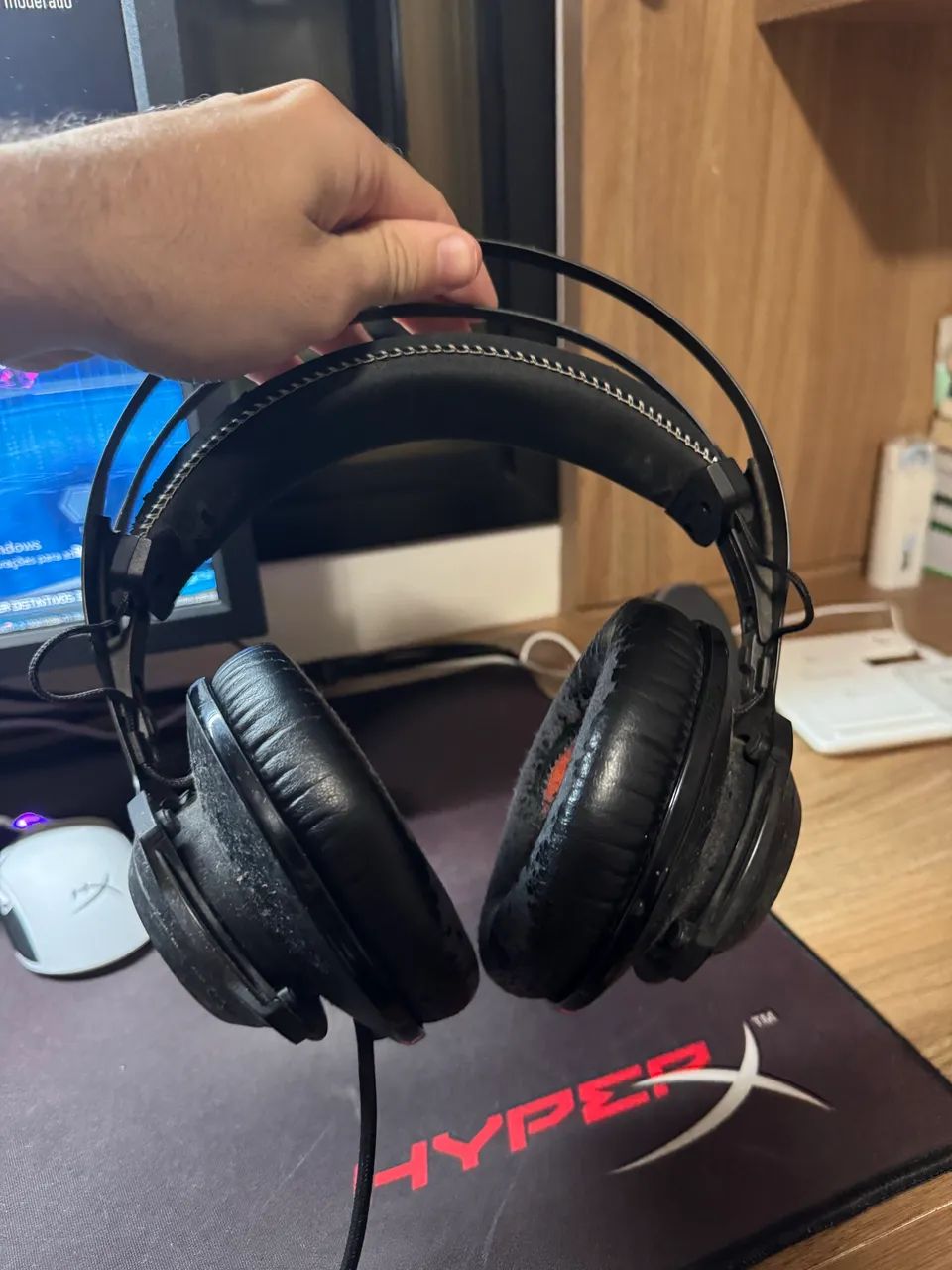 Headset gamer Hyperx Cloud Revolver (com caixa) - funcionando 100% - Foto 4