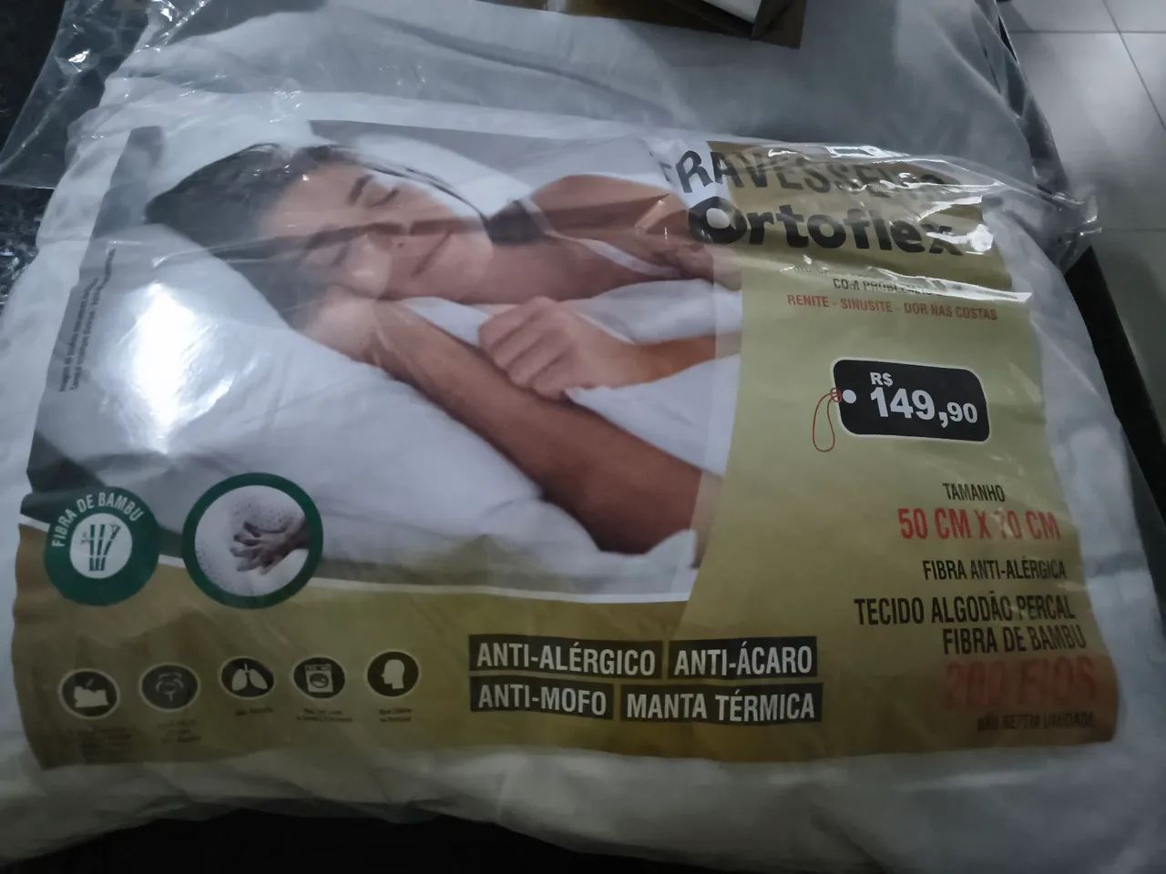 Dois Travesseiro Ortoflex - Foto 2