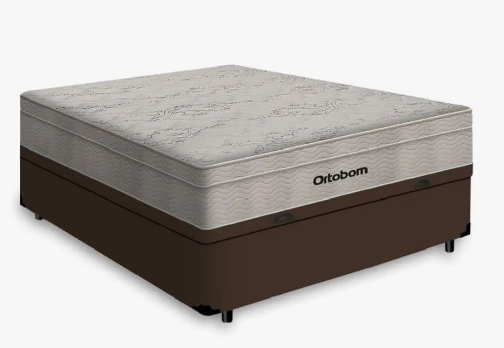Cama Casal Baú Ortobom  - Foto 2