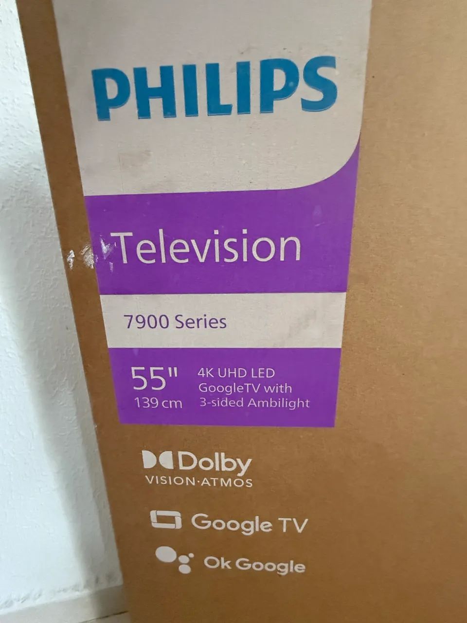 Vendo caixa par TV 55 polegadas Ambilight Phillips  - Foto 3