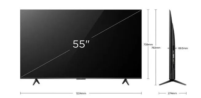 Smart tv TCL 55 polegadas 4k