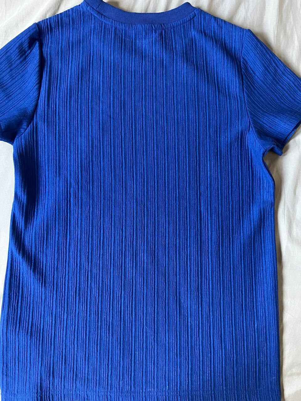Camisa PP Nova Masculina Azul Royal - Foto 5