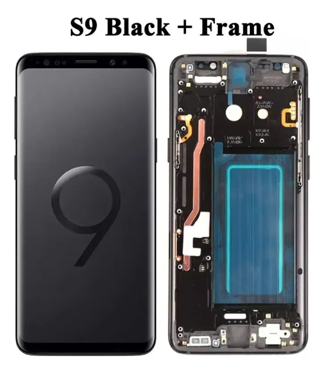 Tela Display Touch Frontal Lcd Compatível Galaxy S9 Com Aro