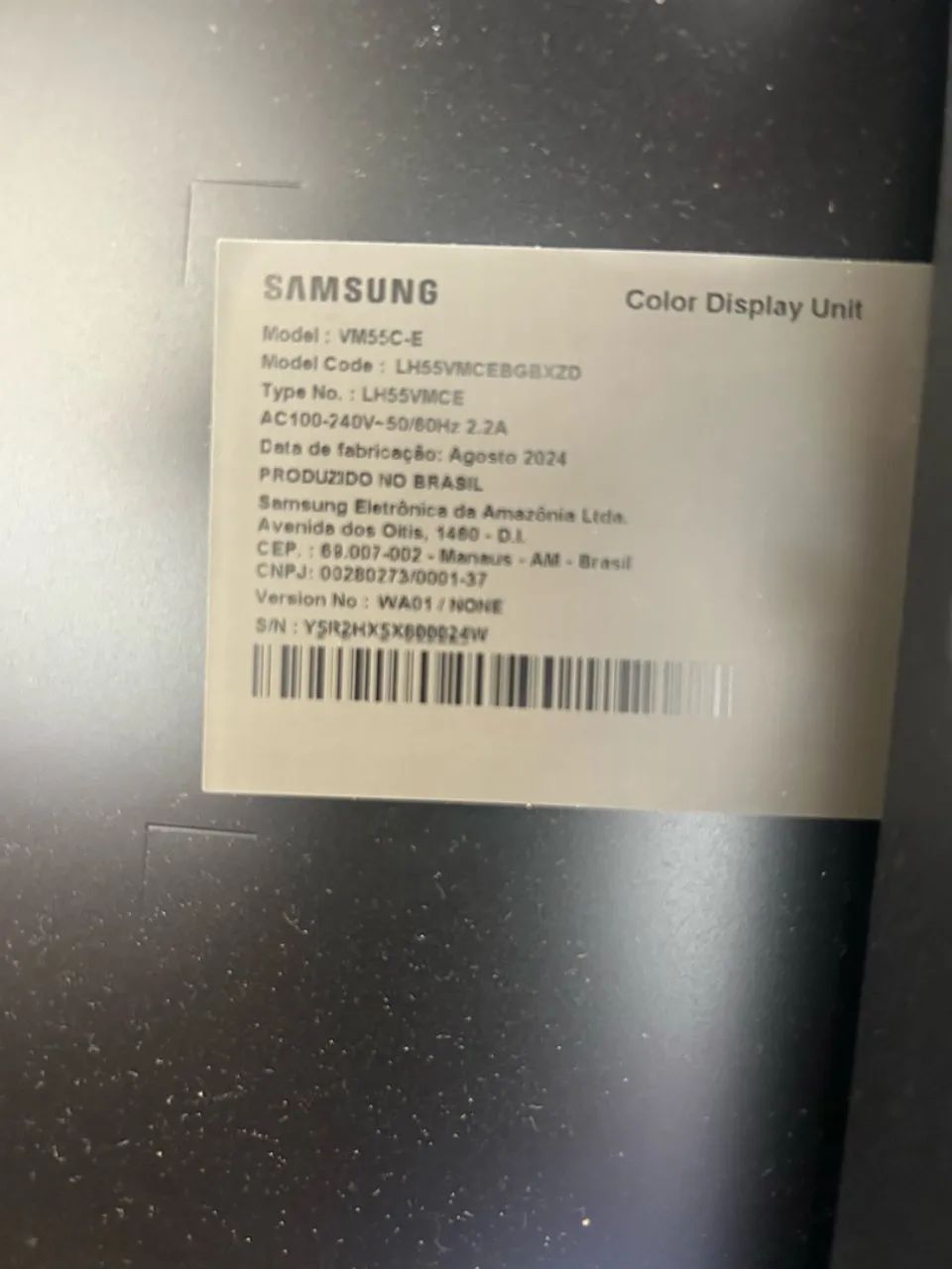 Monitor Profissional da Samsung VM55C-E de 55 polegadas *(muito novo) - Foto 4