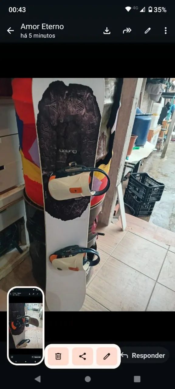 Prancha de snowboard  - Foto 2
