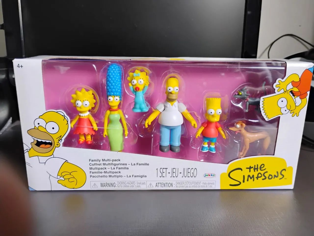 PEZ The Simpsons 4種セット 未開封 The Simpsons - Pack com 7 figuras articuladas, Sunny Jakks